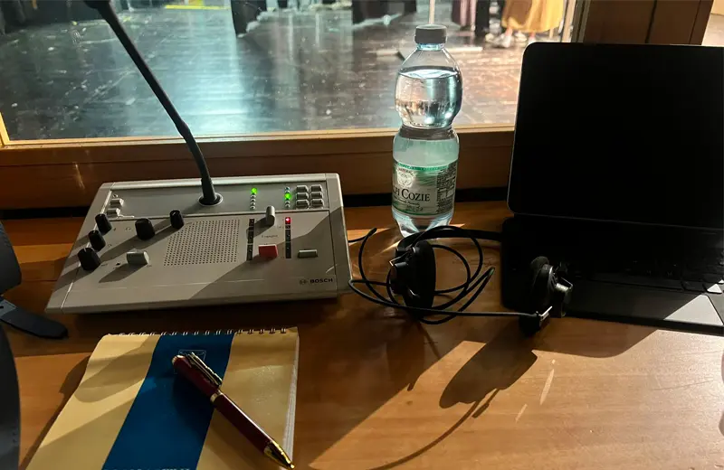 Interpretariato consecutivo a Rieti per incontri e presentazioni